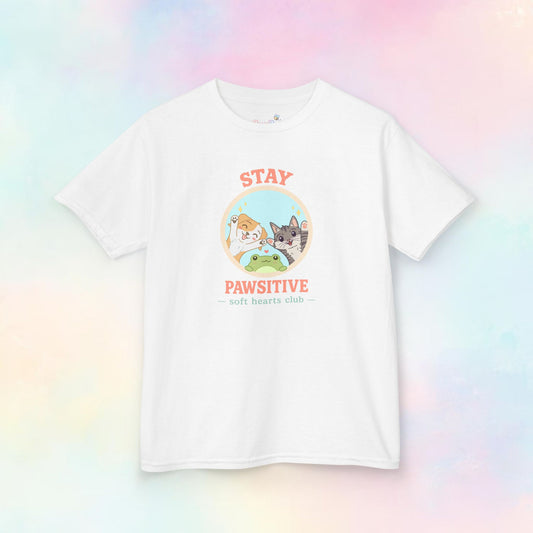 Stay Pawsitive – Kinder T-shirt