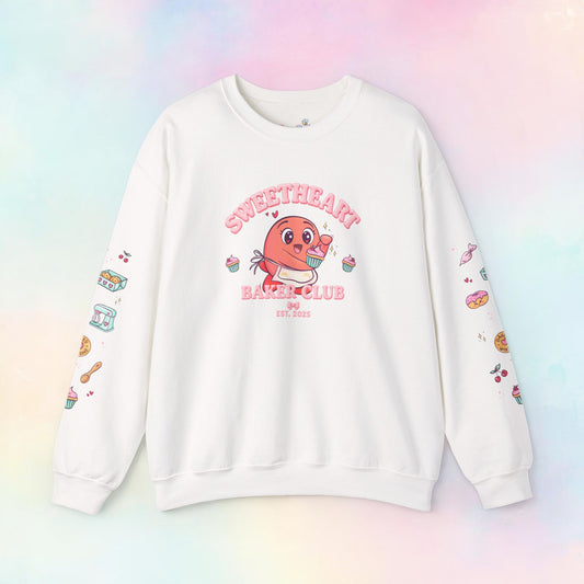 Sweetheart Baker Club Trui – Moji Friend Liefde | Cosy Café Kawaii