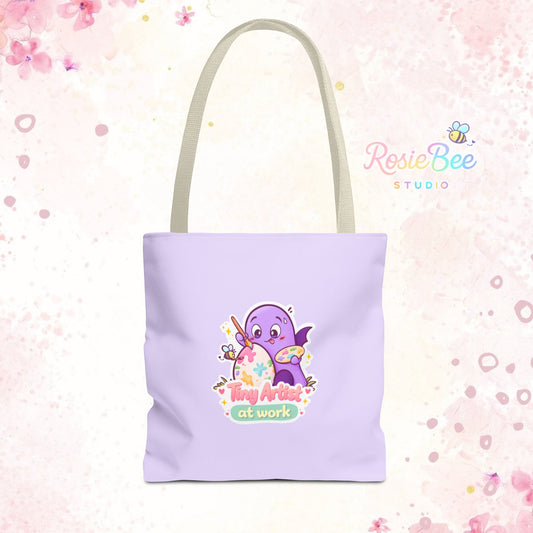 Moji Friend Angst Tote Bag – Tiny Artist at Work