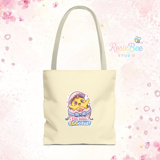 Moji Friend Blijheid Tote Bag – I’m sooo EGGcited!