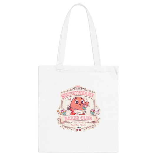 Sweetheart Baker Club Tote Bag – Moji Friends Liefde | Cosy Café Kawaii Tas