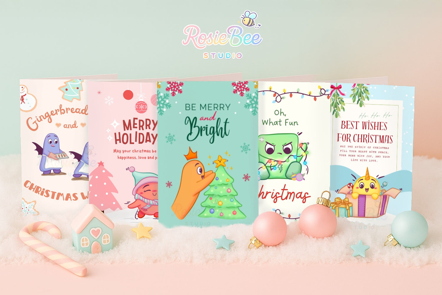 ✨ Ontdek de RosieBee Studio Kerstcollectie!