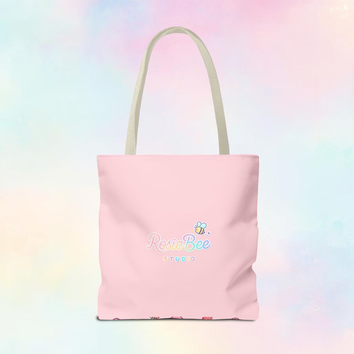 Sweetheart Bakery Doodle Club – Cosy Café Pattern Tote Bag | Moji Friends