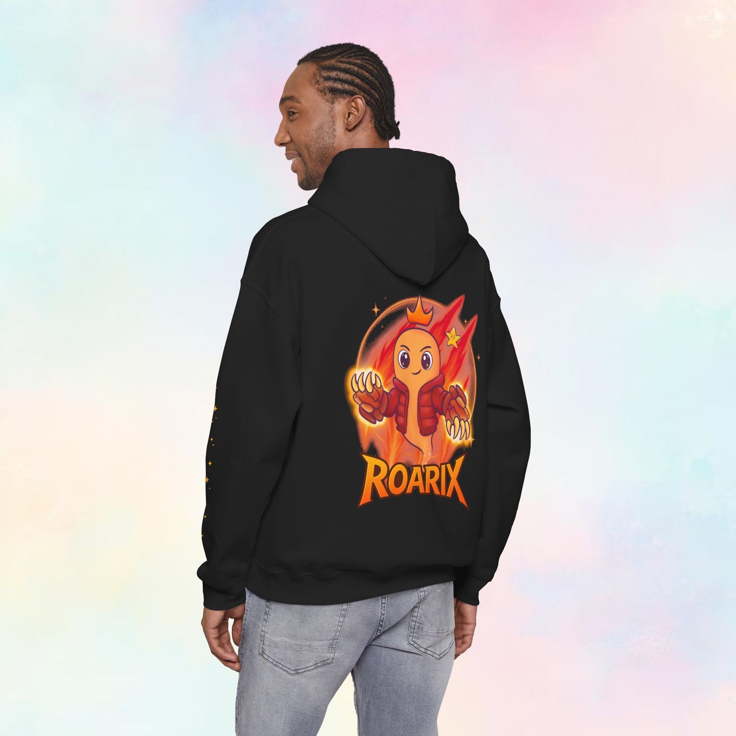 Roarix Hoodie – Cute Kawaii Hoodie • Moji Friends • Moed & Hoop