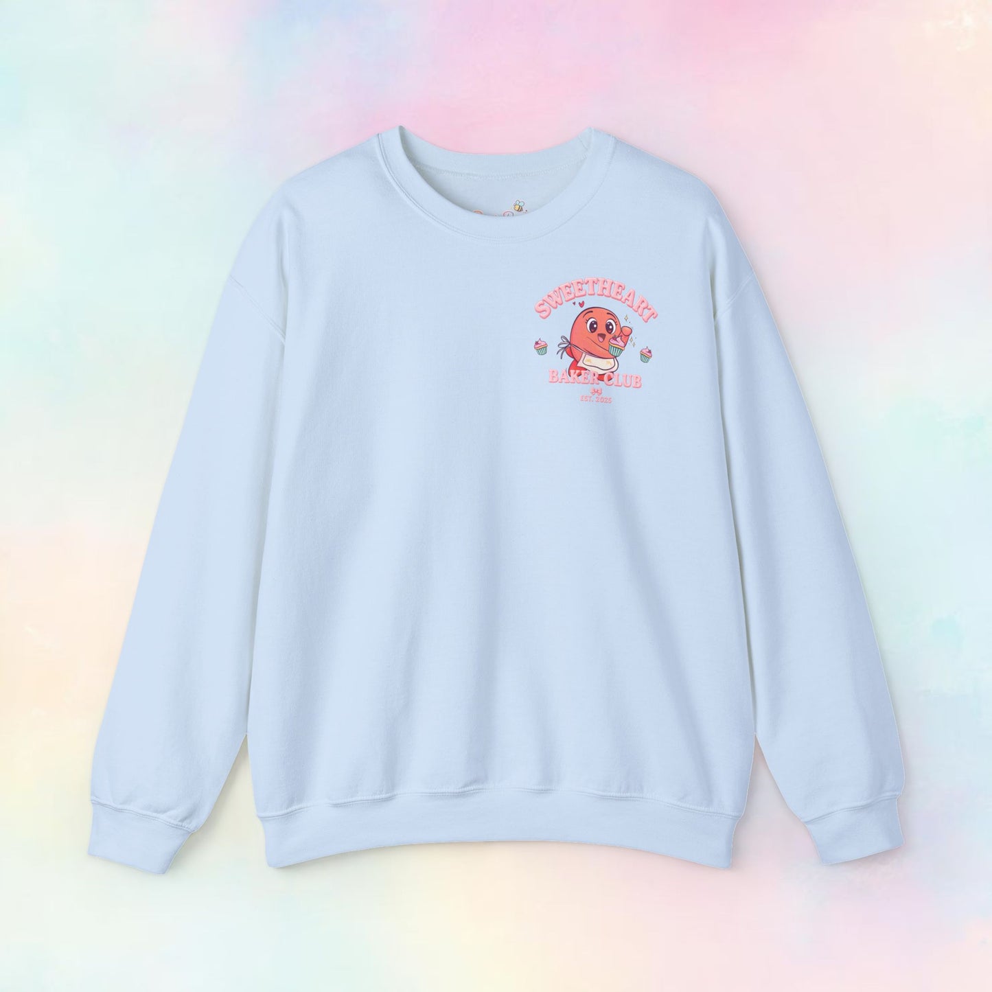 Sweetheart Baker Club Sweater – kawaii bakery borstprint