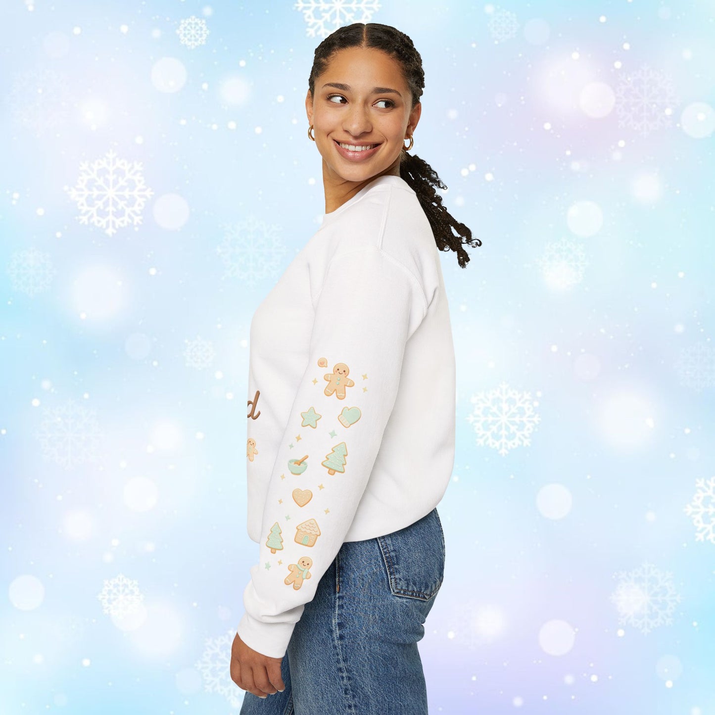 North Pole Gingerbread Bakery – Kawaii Pastel Christmas Sweater