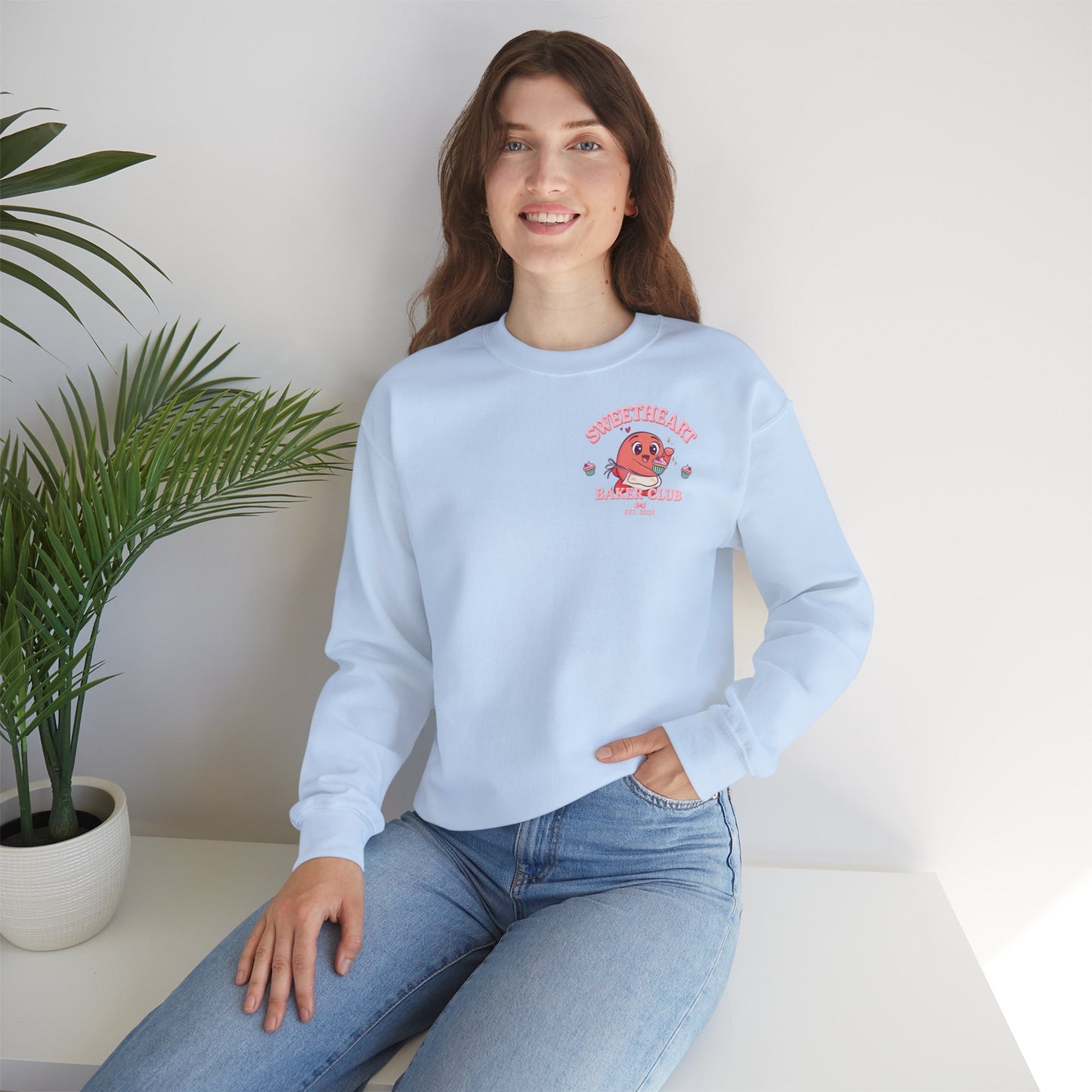 Sweetheart Baker Club Sweater – kawaii bakery borstprint