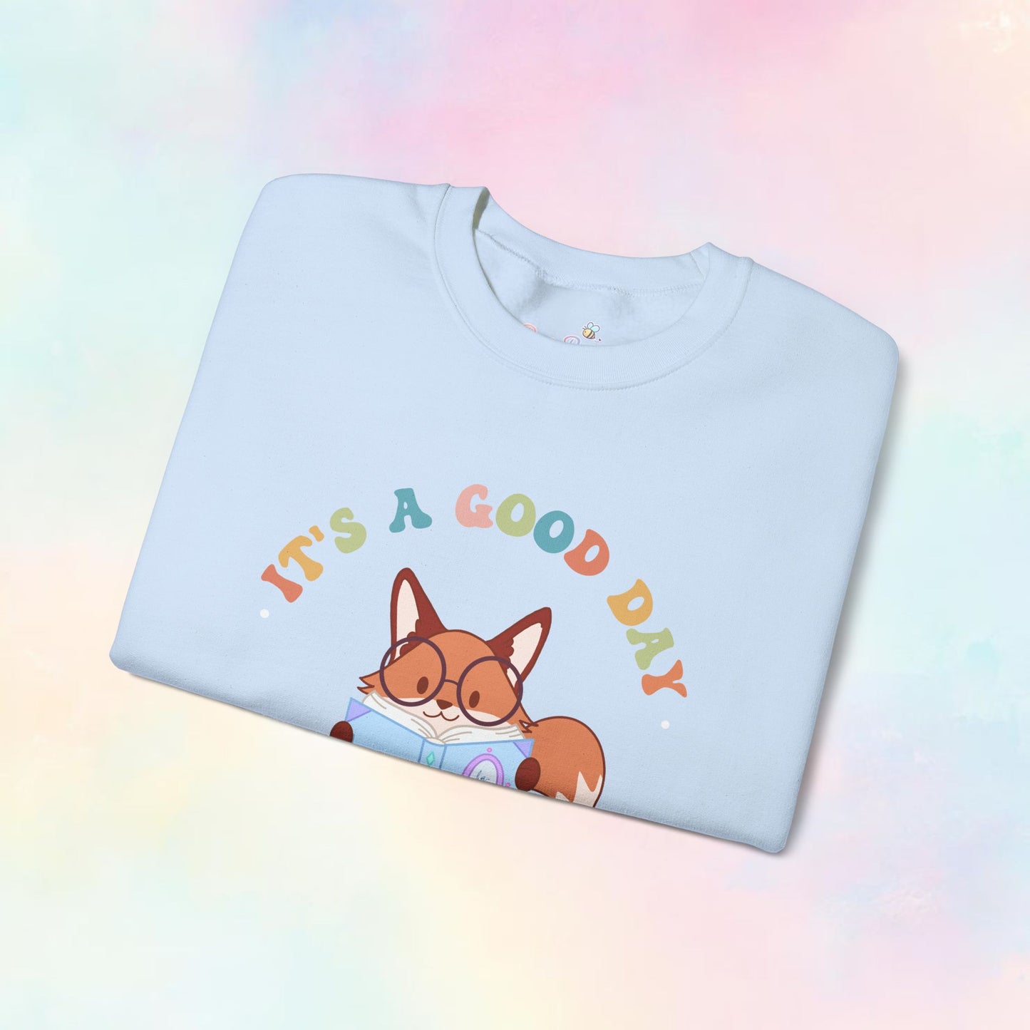 🦊💗 Reading Fox Sweater – “It’s a Good Day to Read a Book”