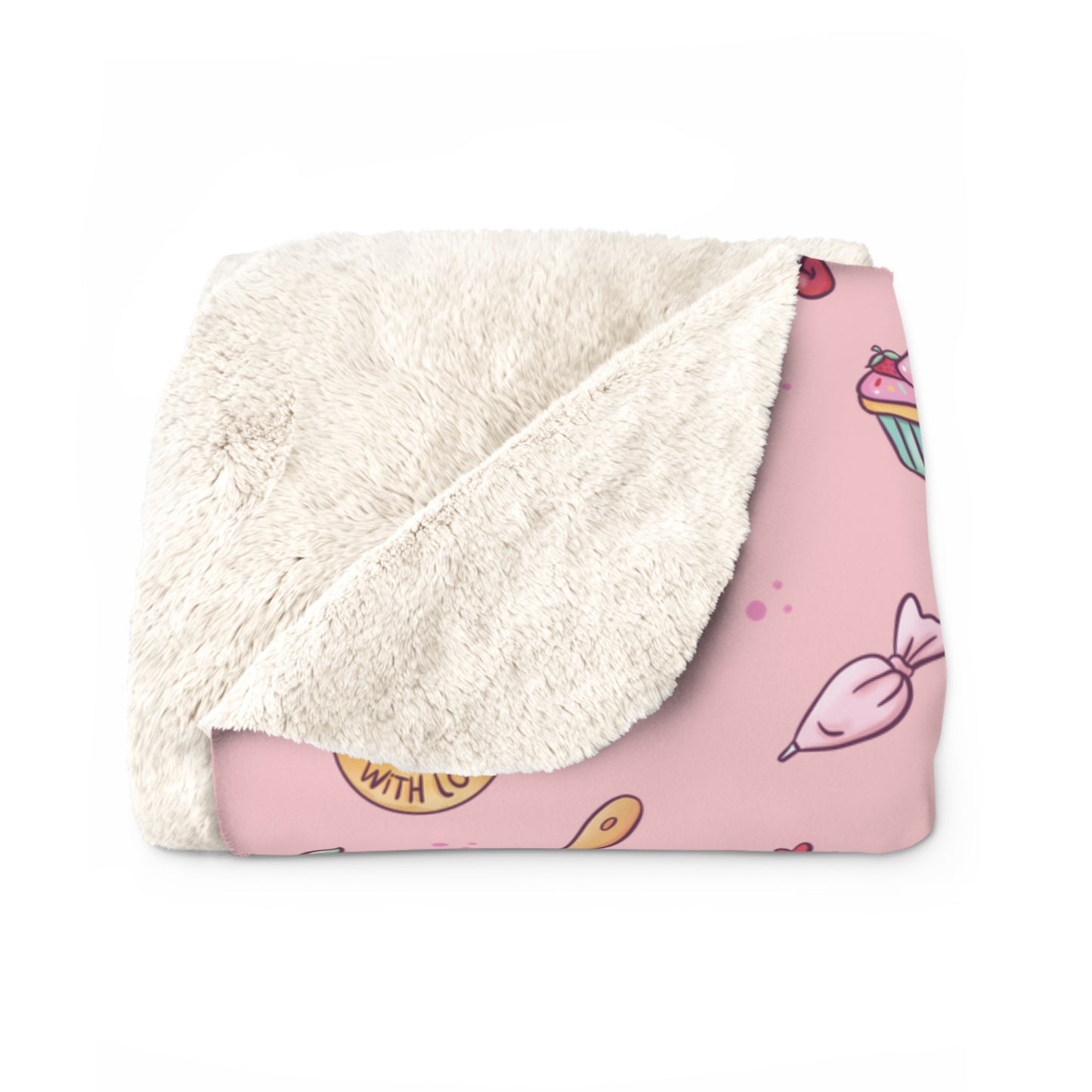 Sweetheart Baker Club Deken – Moji Friends Liefde | Cosy Café Fleece Deken