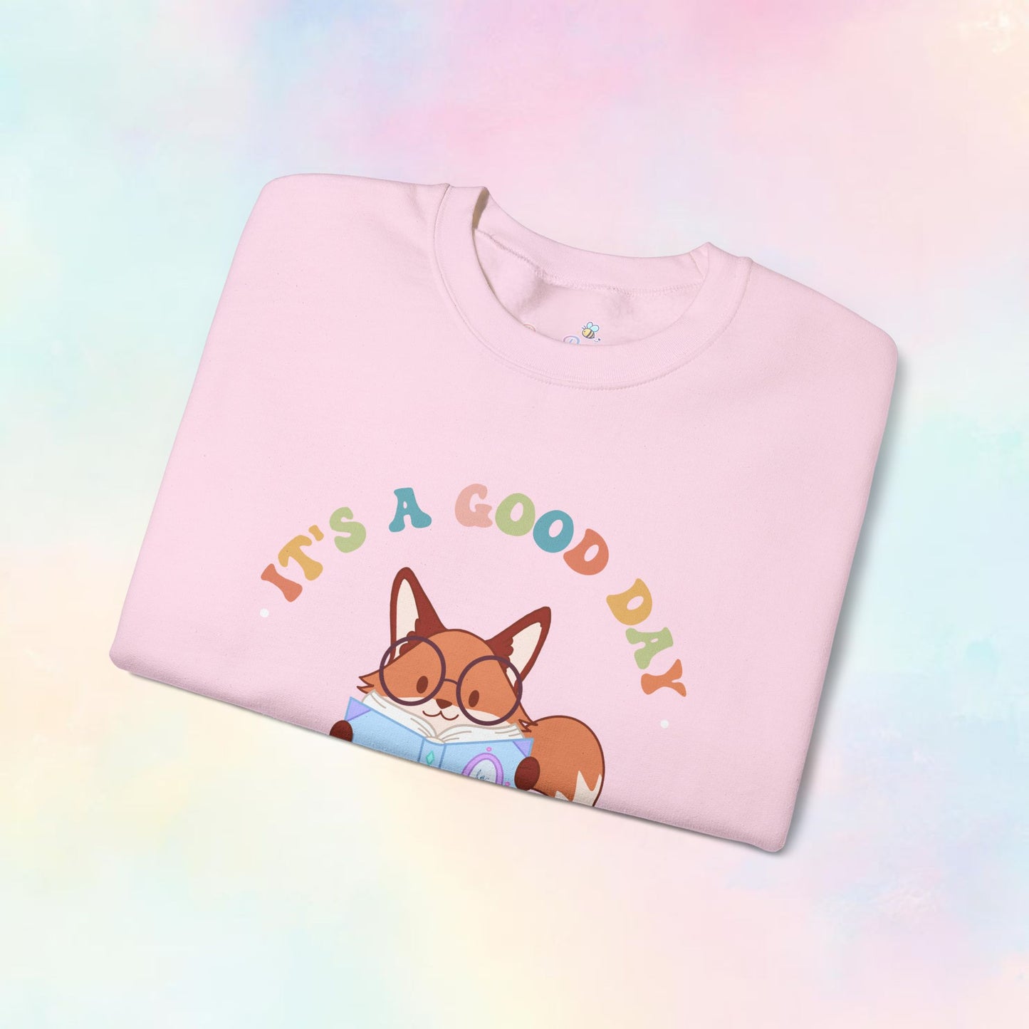 🦊💗 Reading Fox Sweater – “It’s a Good Day to Read a Book”