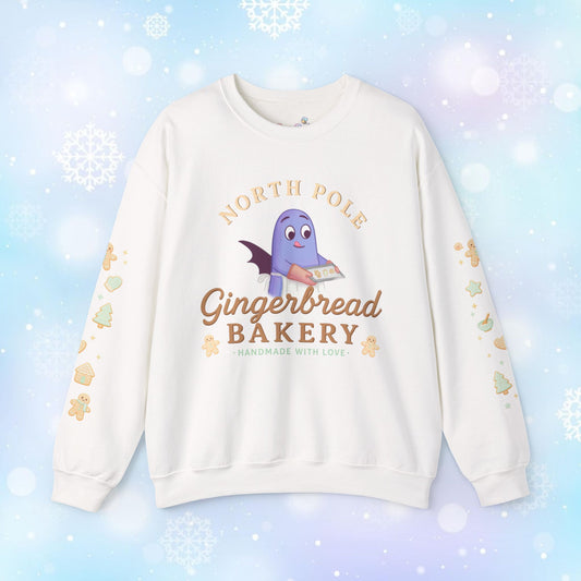 North Pole Gingerbread Bakery – Kawaii Pastel Christmas Sweater