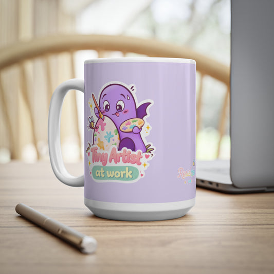 Moji Friend Angst Mok – Tiny Artist at Work