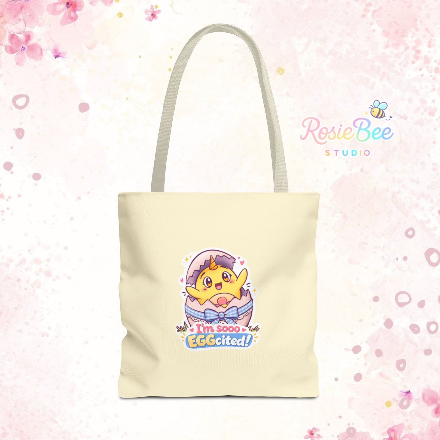 Moji Friend Blijheid Tote Bag – I’m sooo EGGcited!