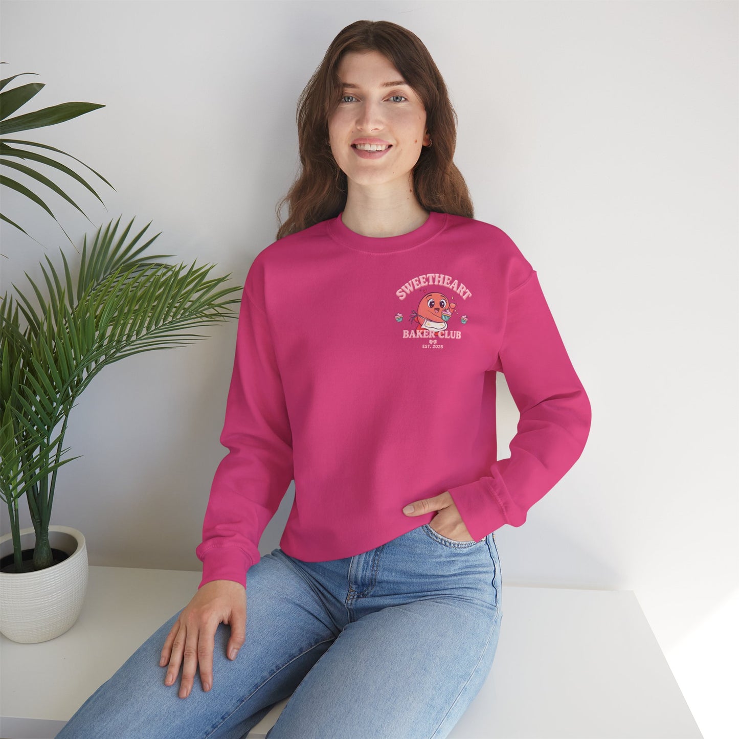 Sweetheart Baker Club Sweater – kawaii bakery borstprint