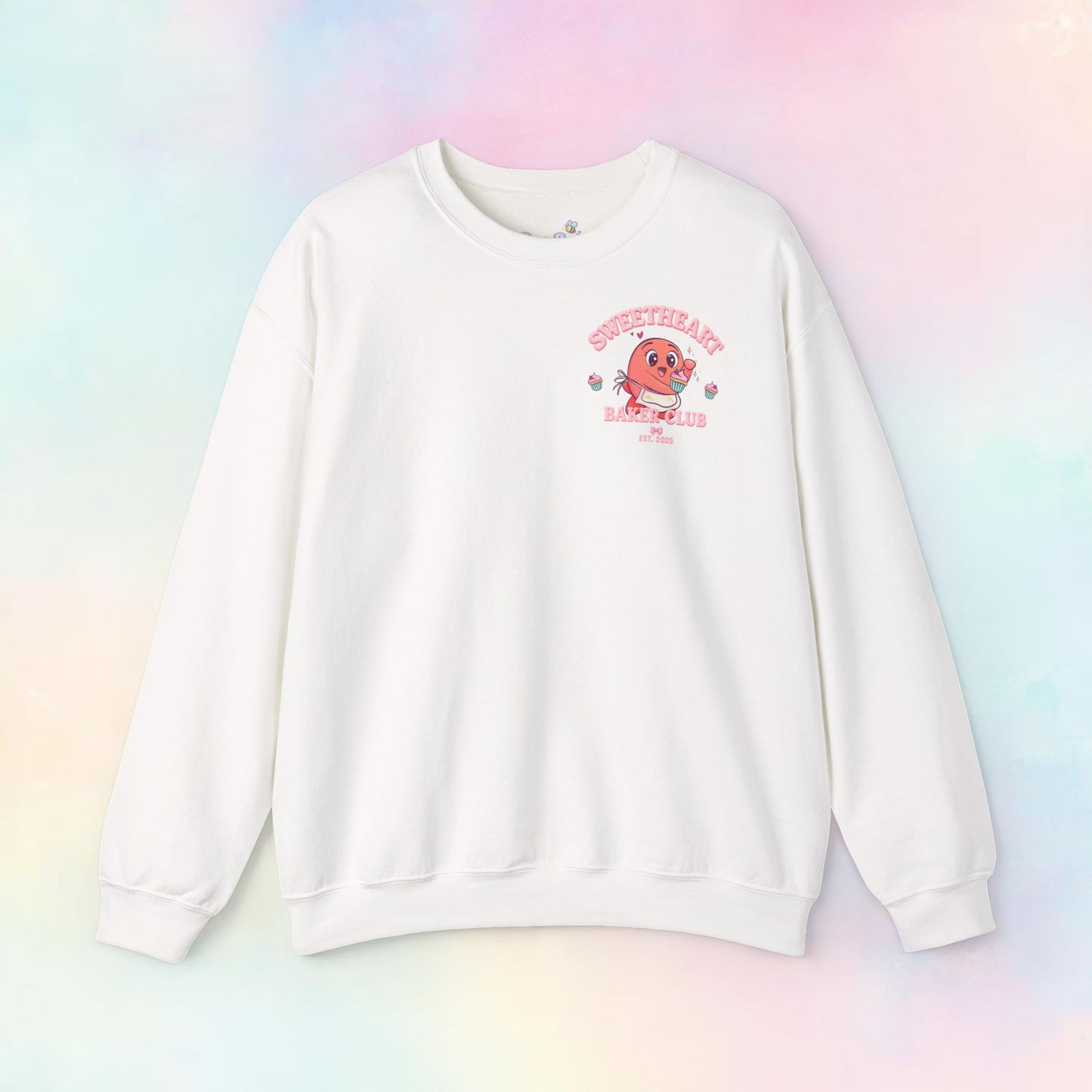 Sweetheart Baker Club Sweater – kawaii bakery borstprint
