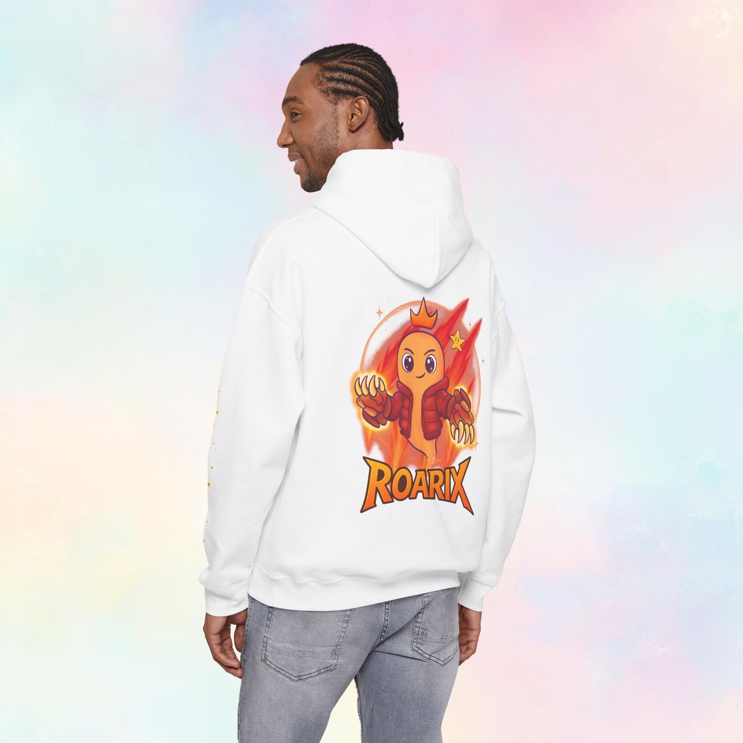 Roarix Hoodie – Cute Kawaii Hoodie • Moji Friends • Moed & Hoop