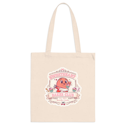 Sweetheart Baker Club Tote Bag – Moji Friends Liefde | Cosy Café Kawaii Tas