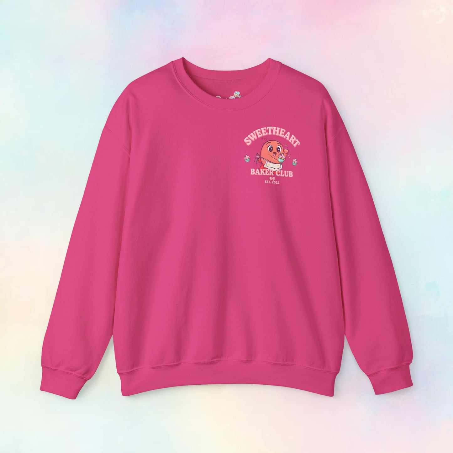 Sweetheart Baker Club Sweater – kawaii bakery borstprint