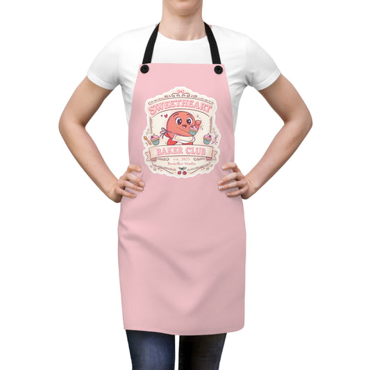 Sweetheart Baker Club Schort – Moji Friends Liefde | Cosy Café Keukenschort