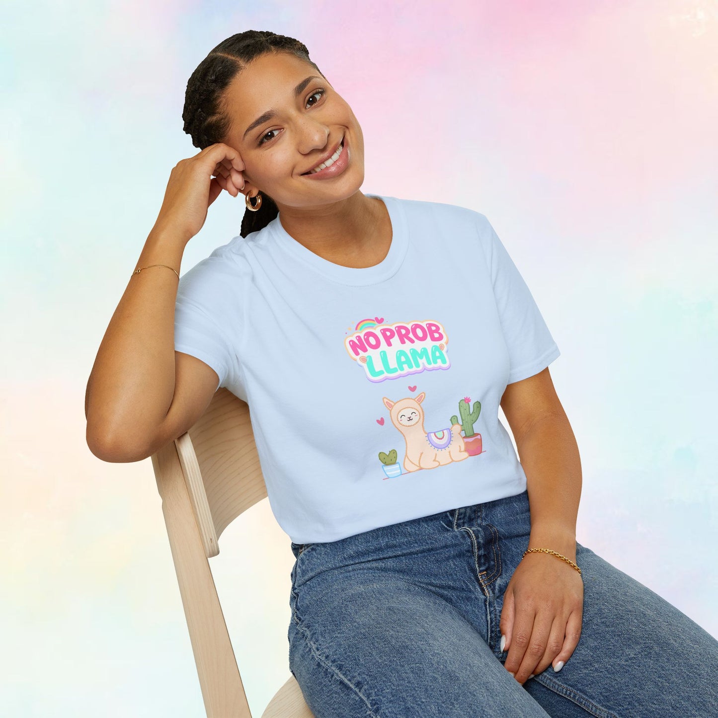 No Probllama – Lama T-shirt