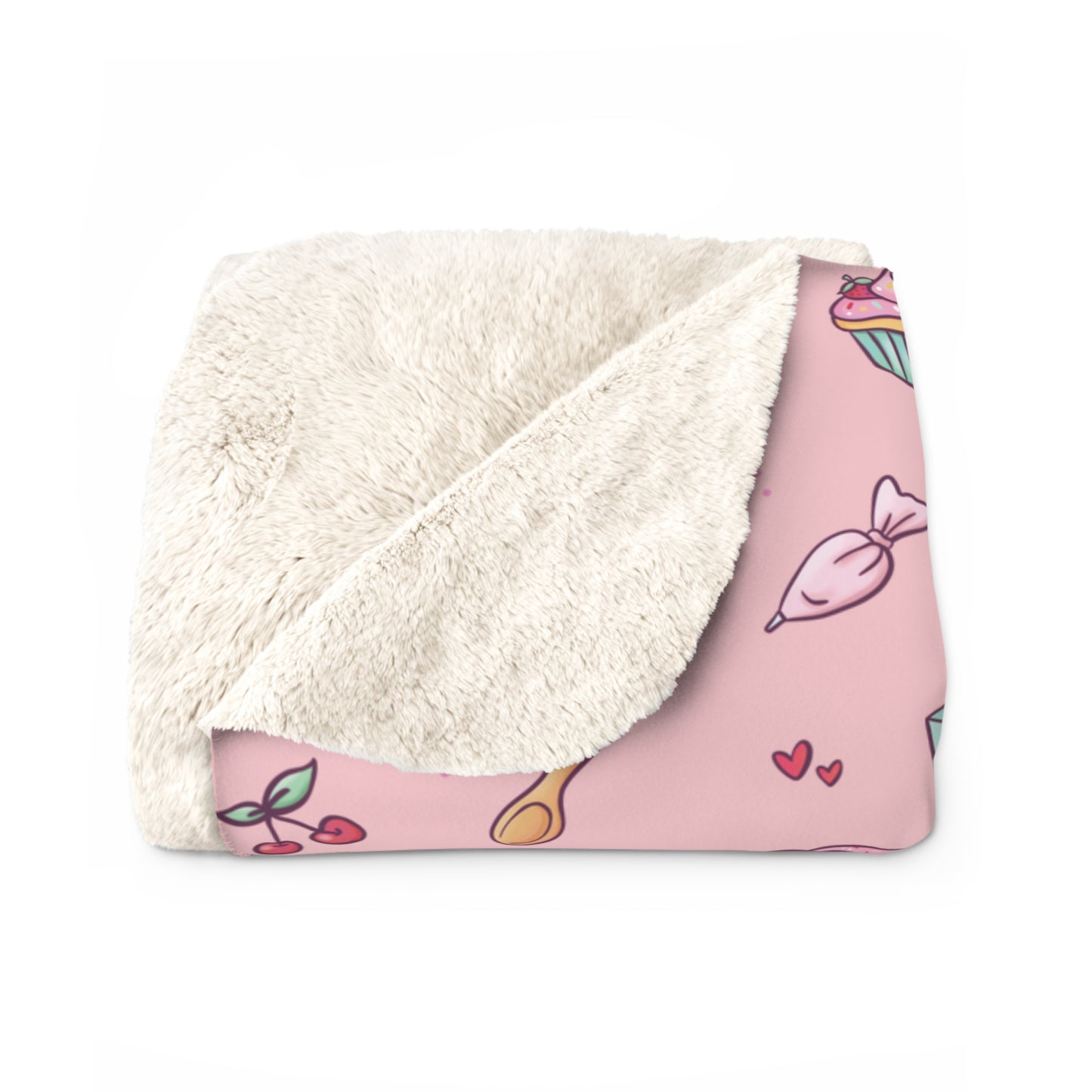Sweetheart Baker Club Deken – Moji Friends Liefde | Cosy Café Fleece Deken