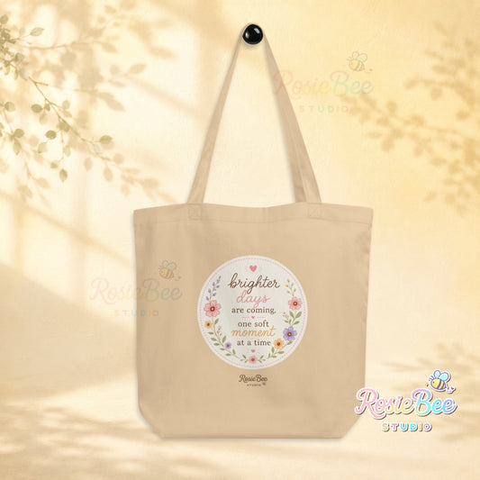 Soft Moments – Brighter Days Tote Bag 🌼