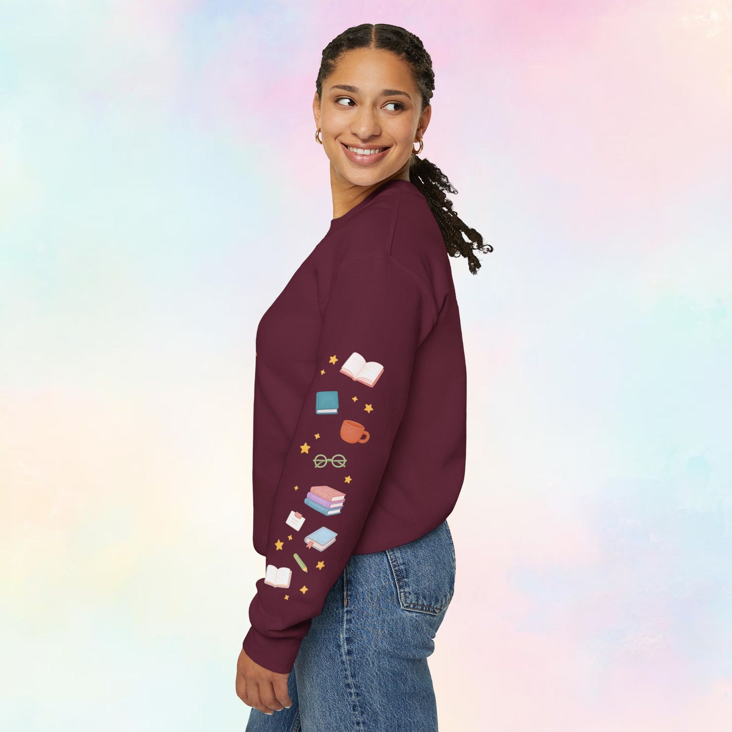 🦊💗 Reading Fox Sweater – “It’s a Good Day to Read a Book”