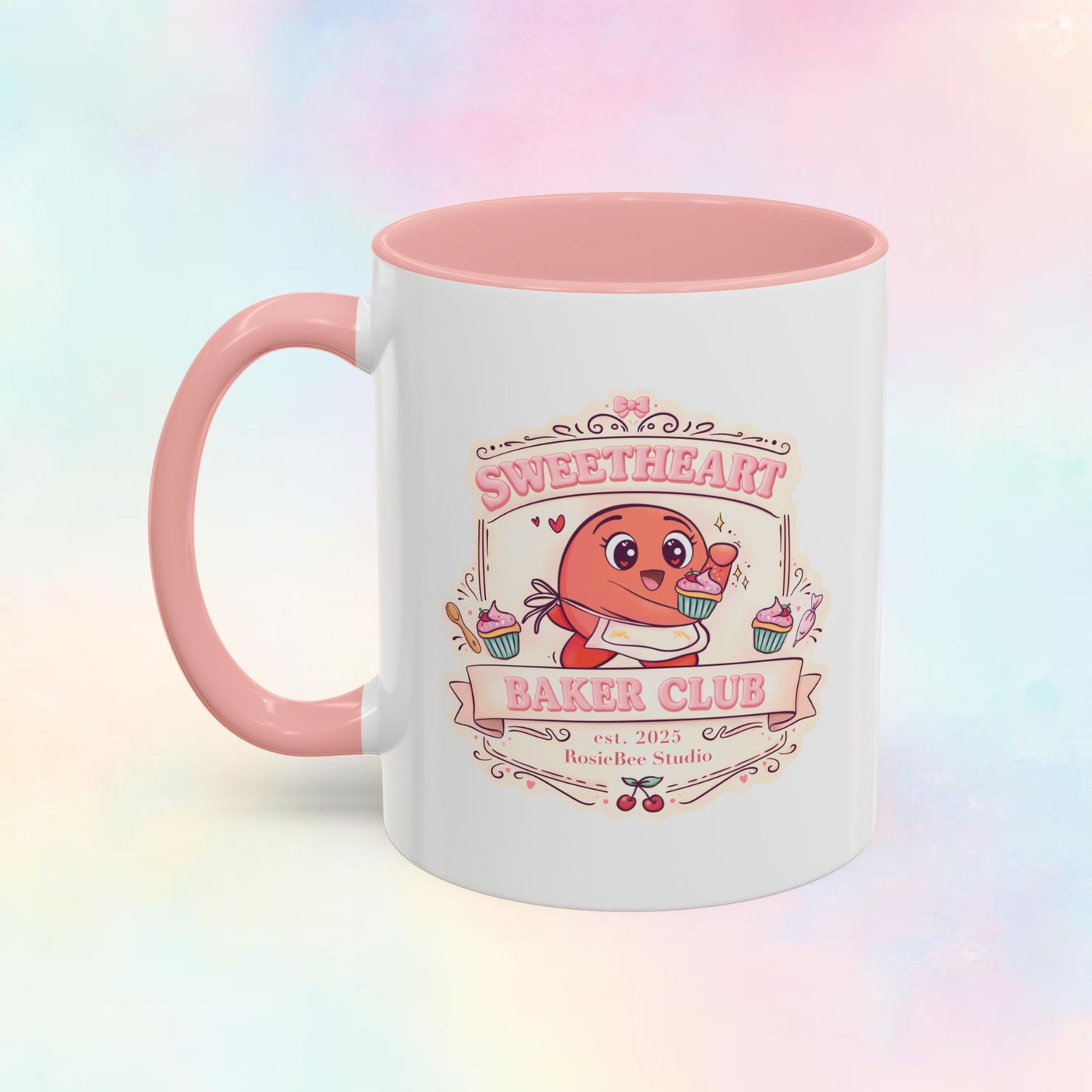 Sweetheart Baker Club Cosy Café Mok – Moji Friends Liefde