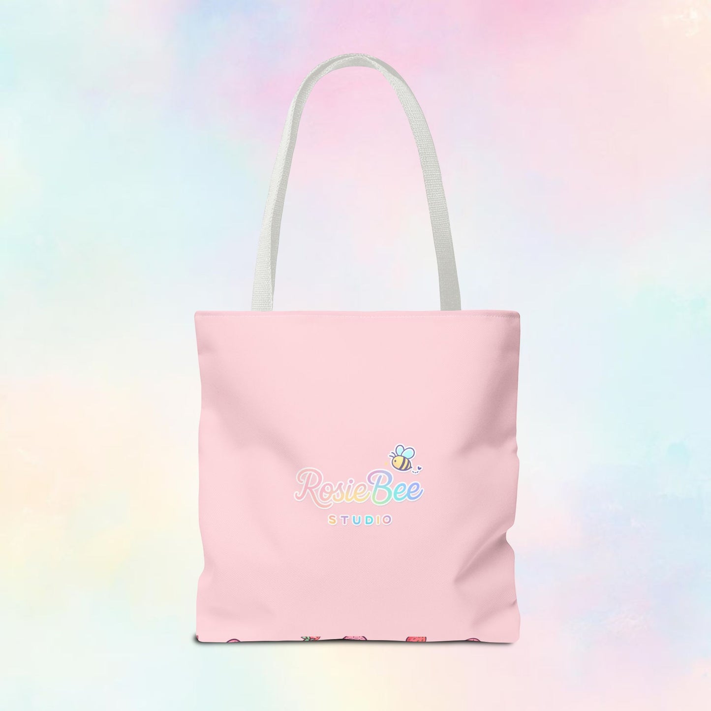 Sweetheart Bakery Doodle Club – Cosy Café Pattern Tote Bag | Moji Friends