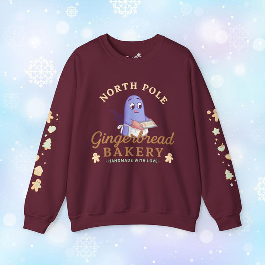 North Pole Gingerbread Bakery – Kawaii Pastel Christmas Sweater